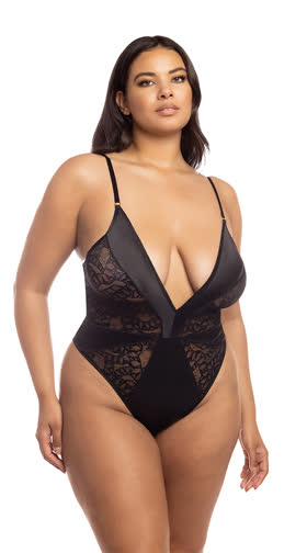 Plus Size Amaya Lace Teddy
