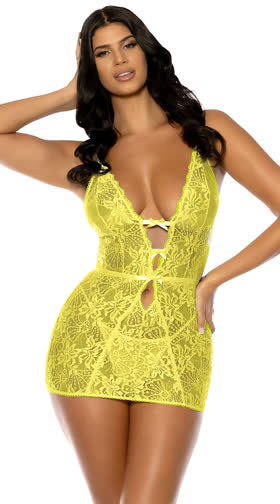 Lauren Open Back Chemise Set