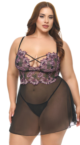 Plus Size Adela Babydoll