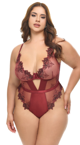 Plus Nina Sheer Teddy