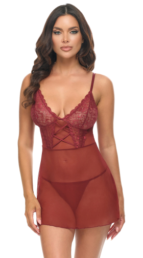 Avery Sheer Babydoll