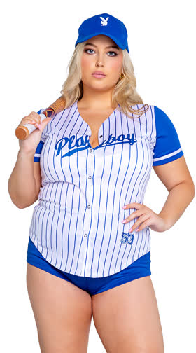 Playboy Baseball Homerun Hottie Plus Costume