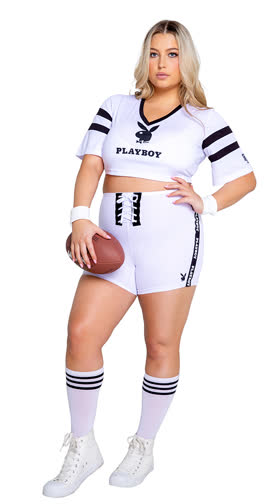 Playboy Sporty Football Player Plus Costume