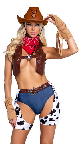 Playboy Cowgirl Ranch Babe Costume