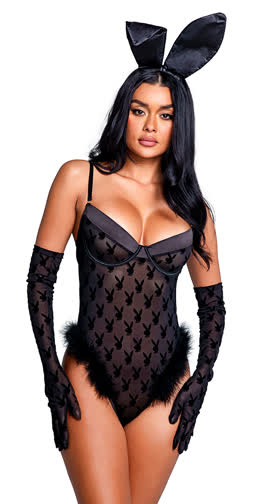 Playboy Bunny Noir Teddy