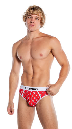 Playboy Men's Argyle Brief