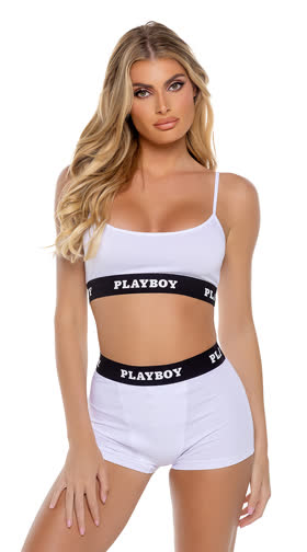 Playboy Bunny Sport Lounge Bralette Set
