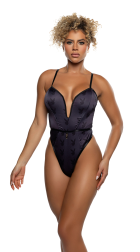 Playboy Blackout Bunny Romper