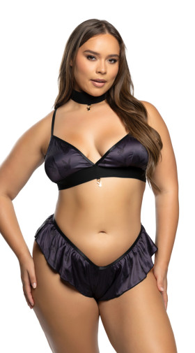Plus Size Playboy Blackout Bunny Lounge Set