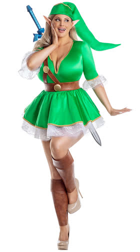 Plus Size Linky Hero Costume