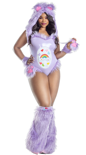 Plus Size Purple Care Creature Costume