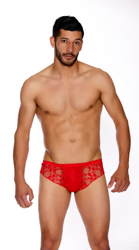 Men's Sexy Lace Brief
