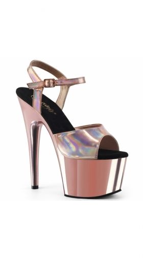 7 Inch Iridescent Heel Sandal
