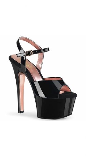 6 Inch Patent Platform Heel Sandals