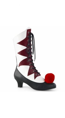 2 Inch Mid-Calf Lace-Up Boot