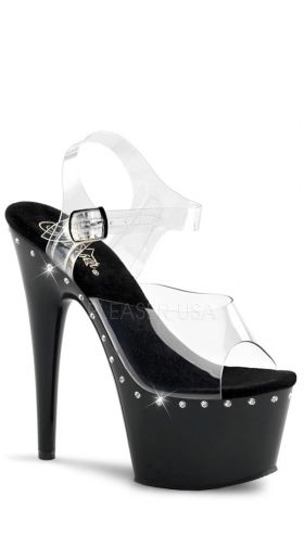 7 Inch Heel Platform Ankle Strap Sandal