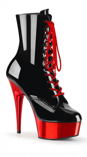 Blk Pat/Red Chrome