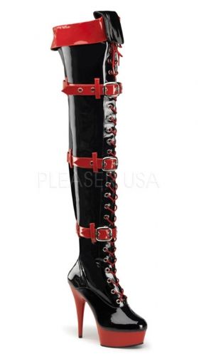 6 Inch Sexy Nurse Thigh High Boot