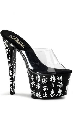 7 Inch Spike Heel Platform Sandal