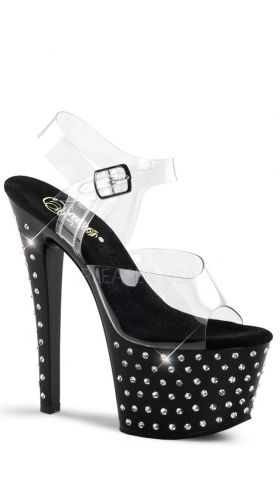 7 Inch Stardust Rhinestone Sandal