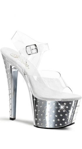 Clear/Silver Chrome