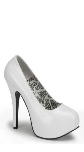 5 3/4 Inch Heel Hidden Platform Wide Width Pump