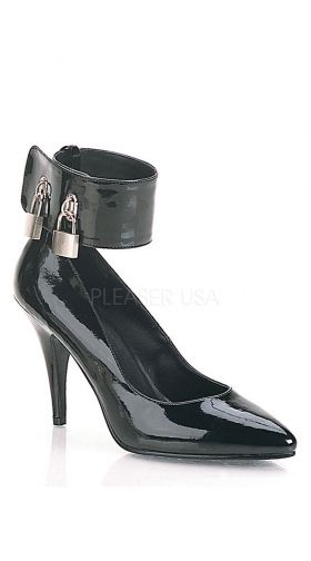 4 Inch Pump With Locking Ankle Cuff & Padlocks