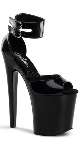 8 Inch Spike Heel Platform Sandals