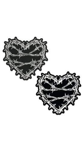 Barbed Wire Heart Pasties