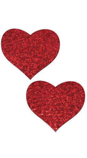 Glittered Love Heart Shaped Pasties