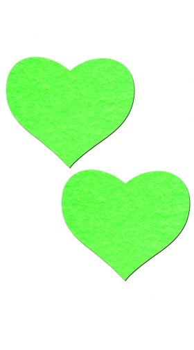 Glow in the Dark Heart Pasties
