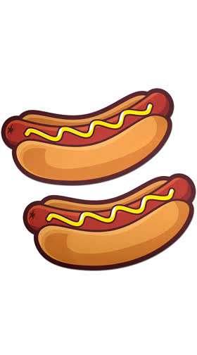 Hot Dog with Mustard Pasties