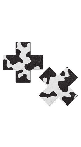Cow Print Cross Pasties