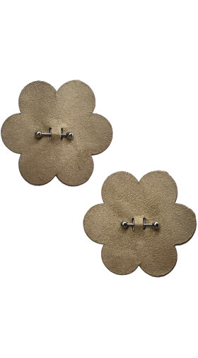 Pierced Barbell Flower Pasties