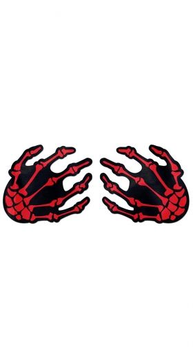 Skeleton Hands Nipple Pasties