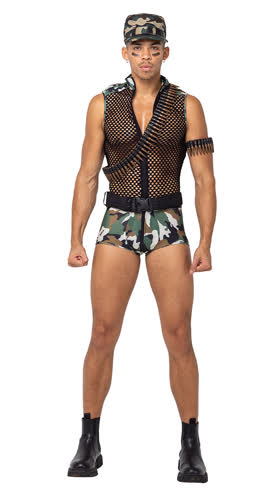 Men’s Sergeant Stud Army Costume