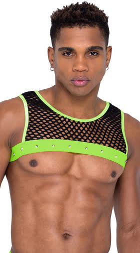 Men's Glow-in-the-Dark Cropped Tank Top