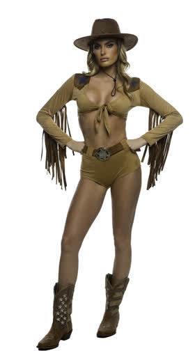 Seductive Sheriff Showdown Costume