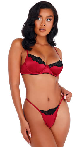 Carolina Dream Satin Bra Set