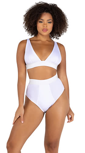 Natasha Ribbed Bra Set