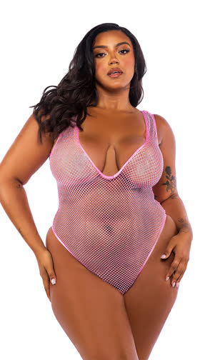 Queen Think Pink Rhinestone Teddy