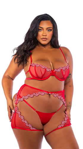 Queen Peppermint Kiss Chaps Set