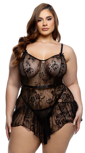 Plus Size Midnight Kiss Slip