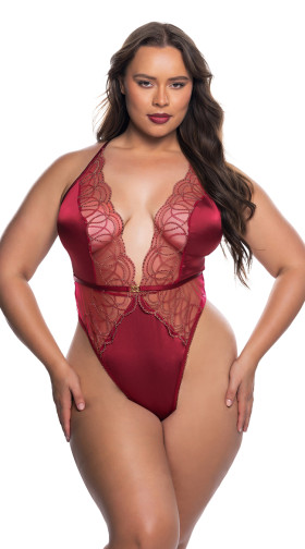 Plus Beaded Belle Teddy