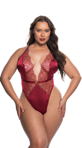 Plus Beaded Belle Teddy