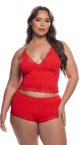 Plus Size Essentials Cami Set