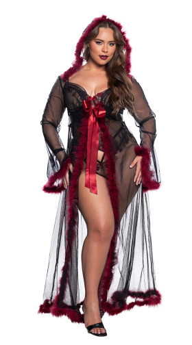 Plus Fantasy Luxe Glam Robe