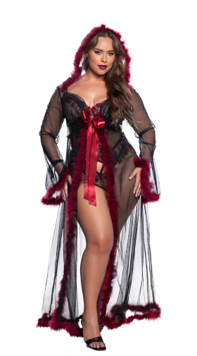 Plus Fantasy Luxe Glam Robe