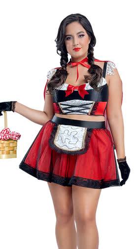Plus Size Little Red Costume