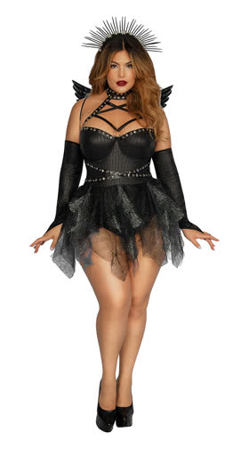 Plus Dark Angel Costume
